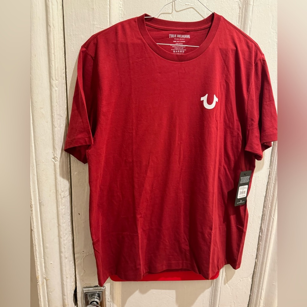 New True Religion Buddah Logo T-Shirt Size XL